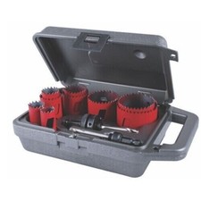 KIT SEGHE TAZZA PROFESSIONALE MORSE MADE IN USA 14pz ACCIAIO FERRO METALLI LEGNO
