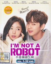 KOREAN DRAMA DVD I'M NOT A ROBOT COMPLETE SERIES VOL.1-32 END ENGLISH SUBTITLE