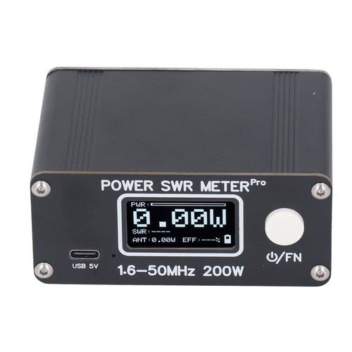 Miernik SWR 1,6-50 MHz 0,5W-200W 1,29 cala Ekran Krótkofalowy tester mocy HF PWR - Zdjęcie 18 z 24