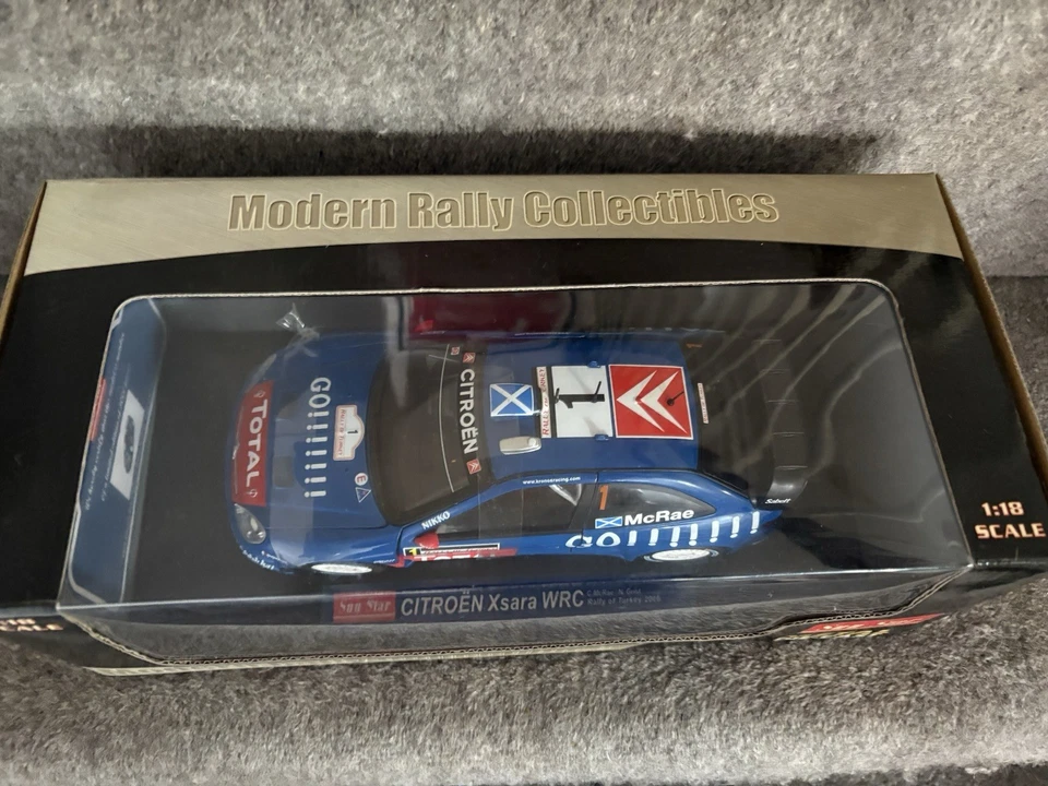 Sun Star WRC 1/18 Citreon Xsara C McRae / N Grist Rally of Turkey 2006 #4424 - Image 2 of 4