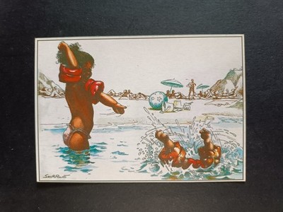 untraveled postcard SERRE GLENAT - Les petits angels