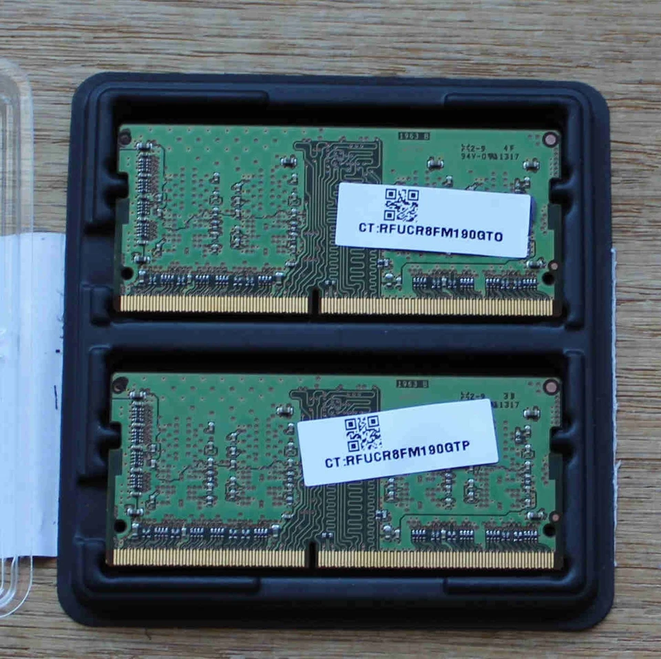 8 GB 2X Micron 4GB 1Rx16 PC4 2400T Laptop Memory MTA4ATF51264HZ-2G3B1 - Image 2 of 2