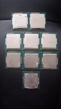 Lot of 9 intel i7 cpu
