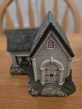 Lang And Wise Folk Art Villages Meadowbrook Farms Egg House Light Up Collectible