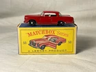 Vintage MATCHBOX No 53 red MERCEDES BENZ COUPE in original D2 box