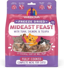 7oz Weruva Mideast Feast Grain Free Freeze Dried Cat Food/ Topper/Treat
