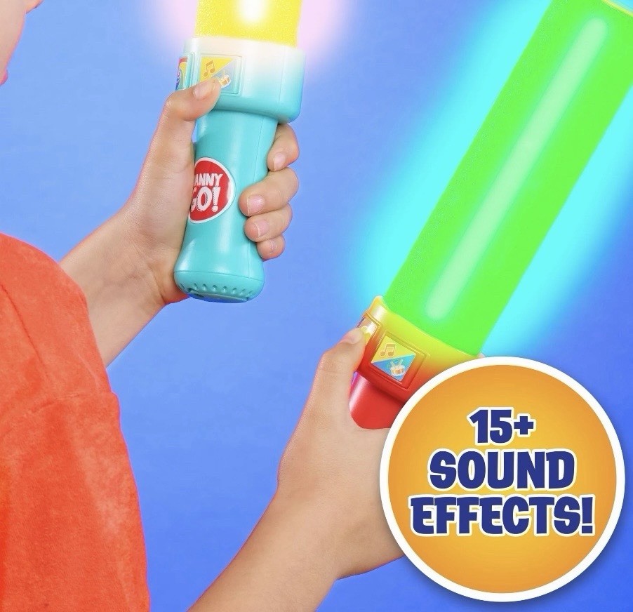 Danny Go Musical Instruments Danny Go! Color Beat Light-Up Musical Drumsticks Toy for Kids Ages 3 ...