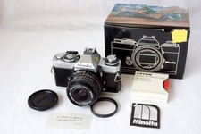 Minolta XD11 35mm SLR Film Camera with MD Celtic 35mm f/2.8 Lens Working Order