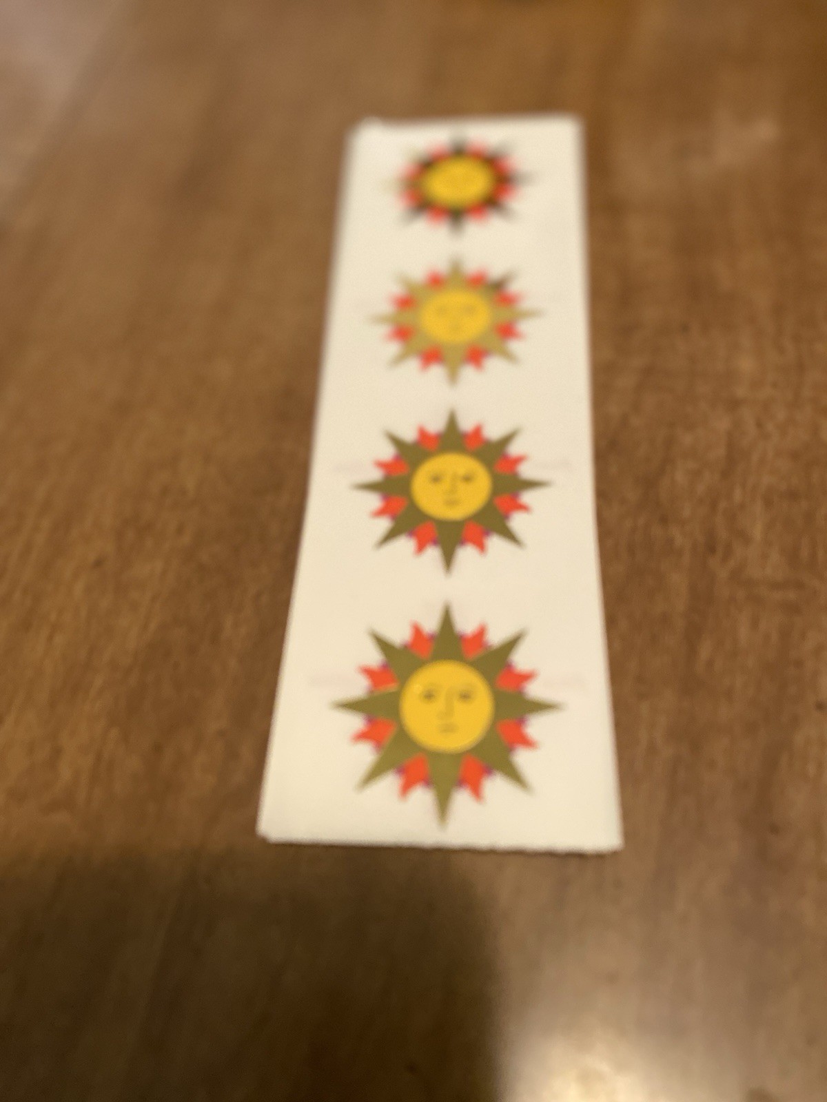 Vintage Mrs. Grossmans Reflections Suns Sticker Sheet