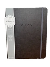 Eccolo 2026 Large Agenda Planner, 12 Month Jan- Dec Monthly & Weekly Planner