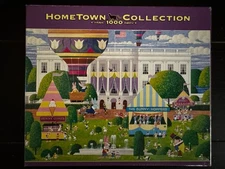 WHITE HOUSE EASTER EGG HUNT Puzzle 1000 Piece Hometown Collection MEGA Heronim