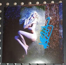 TAYLOR MOMSEN signed CD COVER The Pretty Reckless DEATH BY ROCK AND ROLL album