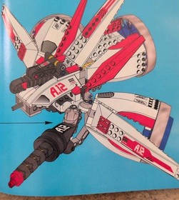 Lego Exo-Force 8106 Aero Boost Manual Only Instructions GUC 