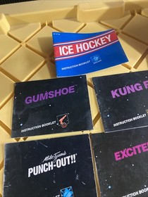 nes nintendo video game manuals lot Mike Tyson&rsquo;s Punch-out Gumshoe,+ Poster Rare