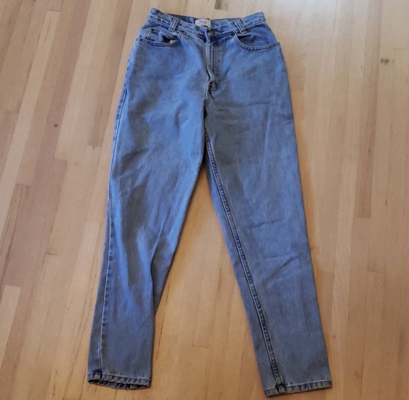 Vintage BASS High Waisted Blue Jeans SZ 6 - 80s Style