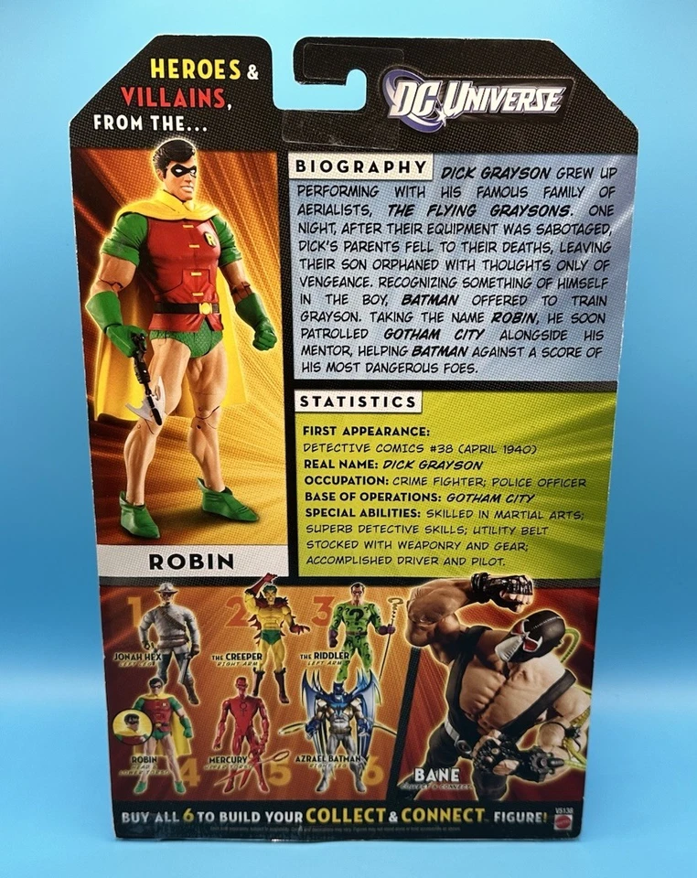 Figura DC Universe Classics Robin Dick Grayson Bane BAF 2010 Mattel Wave 16 Foto 4 de 4
