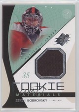 2010-11 SPx Rookie Materials Sergei Bobrovsky #RM-SB RC t3w