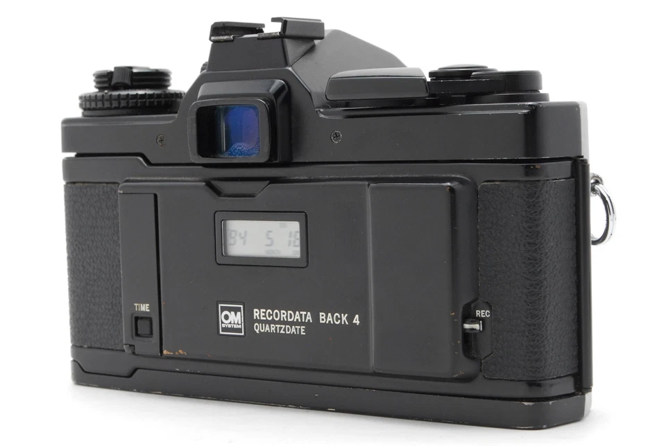 Alles funktioniert! [FAST NEUWERTIG] Olympus OM-4 Ti schwarz analoge 35-mm-Spiegelreflexkamera Gehäuse JAPAN - Bild 4 von 4