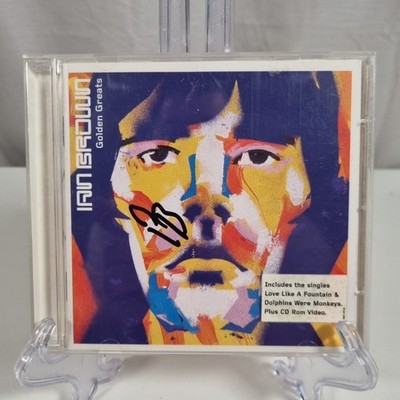 Golden Greats Ian Brown The Stone Roses CD 1999 Rare Hand Signed Inlay
