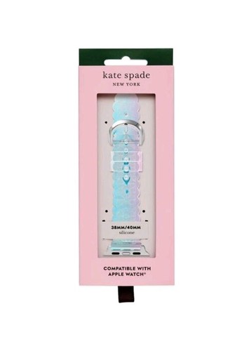 KATE SPADE NEW YORK Iridescent Jelly Scallop 38/40mm Band For Apple Watch® NEW