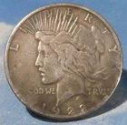 1922-S LADY LIBERTY "S" PEACE SILVER DOLLAR $1 * GOOD CONDITION * FREE SHIP