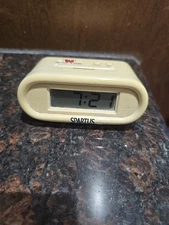 Rare Vintage Working Spartus Travel Alarm Clock #1819 