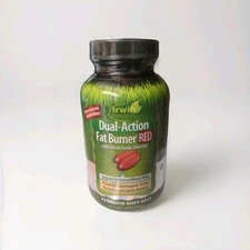 Irwin Naturals Dual-Action Fat Burner Red  75 Softgels Exp:09/30/2025