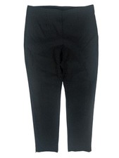 Chico's So Slimming Black Polka Dot Tapered Ankle Stretch Pant Women's 10