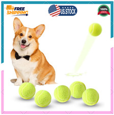 Mini Tennis Balls, 6 Pack 2 Inch Dog Tennis Balls, Easy Catching Pet Playing Bal