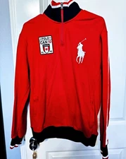 Mens Red Polo Canadian Maple Leaf Polo Shirt