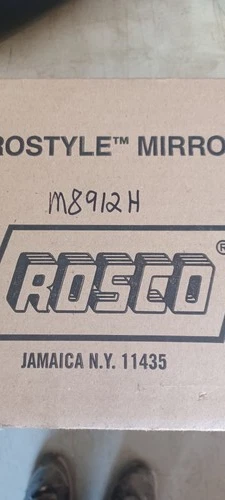 ROSCO 8X12 HEATED OPENVIEW FLAT ADJUSTABLE MIRROR, ZRM8912H M8912H
