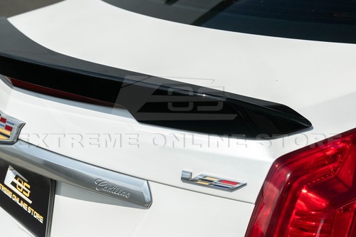 Para Cadillac CTS-V 16-19 | Paquete de carbono NEGRO BRILLANTE alerón trasero del maletero - Imagen 12 de 23