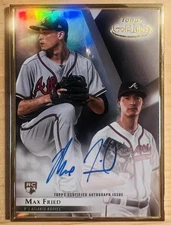 2018 Topps Gold Label - Gold Framed Autographs Max Fried #FA-MF (AU, RC)