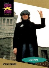 1991 Pro Set SuperStars MusiCards #15a John Lennon
