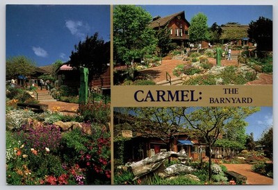 Barnyard Shopping Village Brick Pathways Carmel California Postcard
