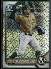 2022 Bowman Chrome #BCP-225 Euribiel Angeles Prospects Mojo Refractor