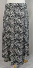 Vintage Sag Harbor Women  s Sz 10 Floral Maxi Skirt Asymmetrical Fairycore Y2K