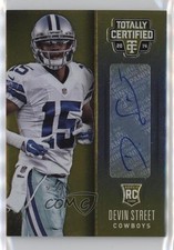 2014 Panini Totally Certified /10 Devin Street #117 Auto 10k8