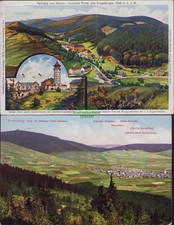190701 2 AK Oberwiesenthal 1913 Künstlerpostkarte des Erzgebirges (Wilh. Vogel,