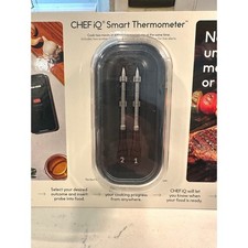 CHEF iQ Black Smart Thermometer 2-Probe Wi-Fi Bluetooth Set OS