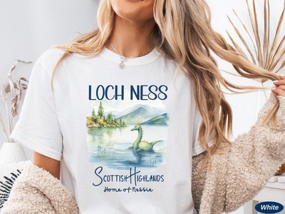 Loch Ness Lake T-Shirt Travel Gift for Scotland Trip Lovers Souvenir Tee