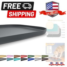 Silicone Pet Feeding Mat with Raised Edge for Food and Water, Dog Bowl Mats, ...