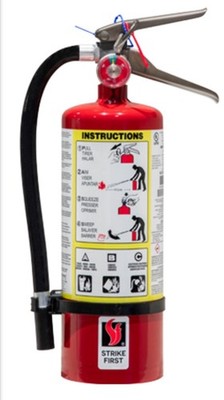 Strike First SF-ABC310 Dry Chemical ABC Fire Extinguisher 5LB New