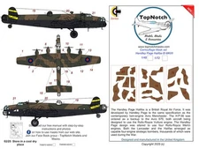 TopNotch 1/72 Handley Page Halifax B MKI/II Camo Masks