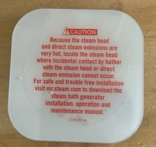 Mr Steam Aroma Glass 3 in. Steam Head in Polished Brass Open Box