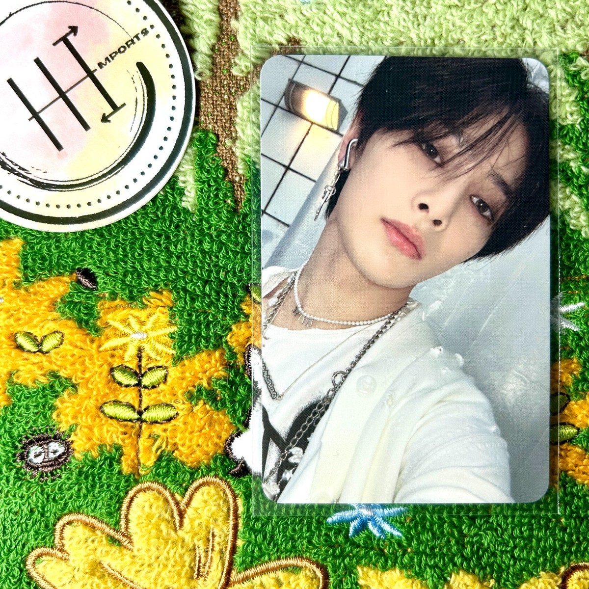 Stray Kids Rock Star I.N Official Photocard Double Sided Hand Card