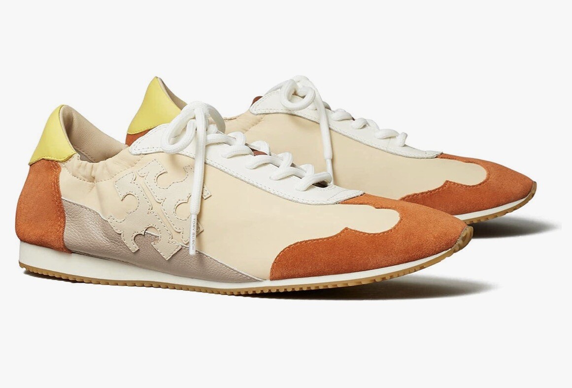 Tory Burch low-top lace-up trainers Size 6.5 | eBay