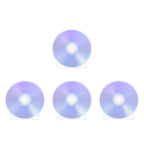 4 Pack Leere Scheibe Dekorative DIY-Scheiben Rohlinge Zum Bemalen
