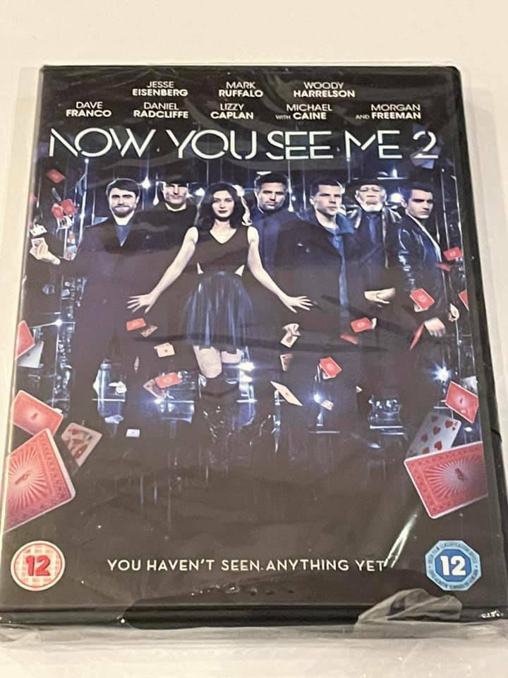 Now You See Me 2 - DVD 2016 - Morgan Freeman Michael Caine - NEW & SEALED