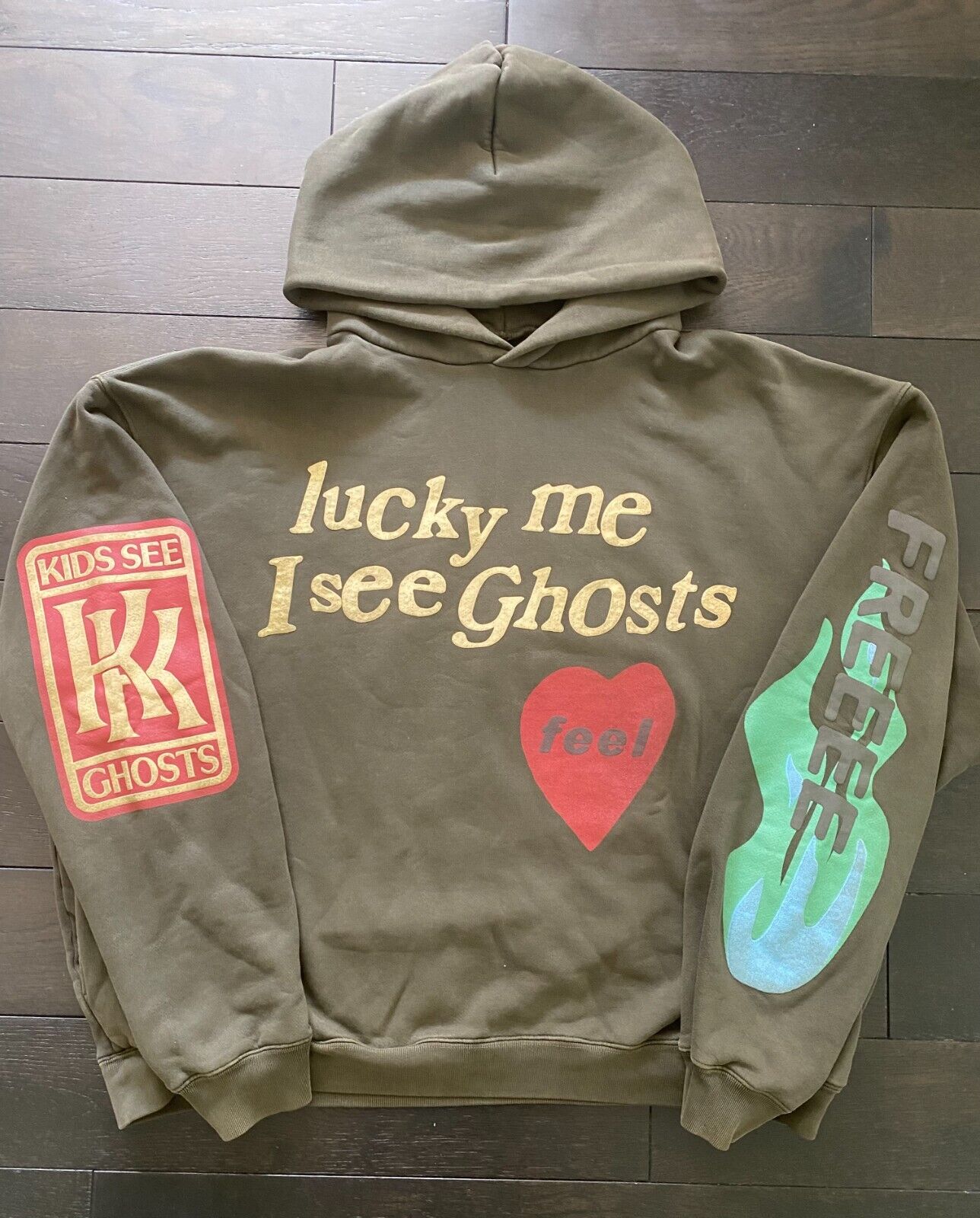 CACTUS PLANT FLEA MARKET KIDS SEE GHOSTS HOODIE EXTRA LARGE FLOG GNAW CPFM  XL